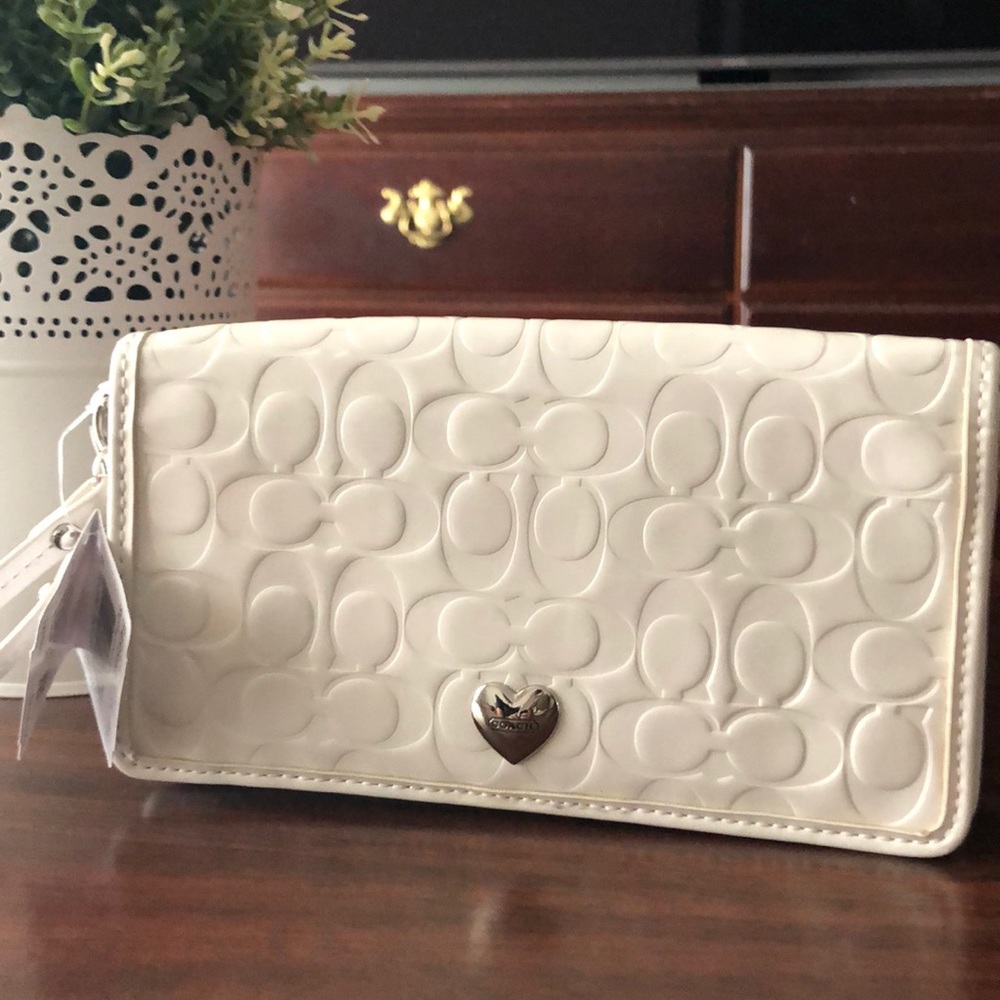 Coach white Wallet